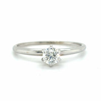 Estate 0.38 carat Diamond Solitaire Ring