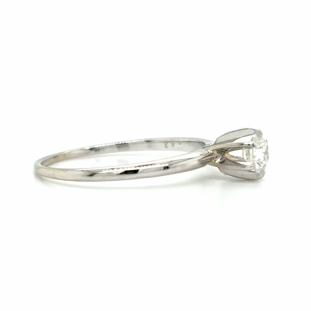 Estate 0.38 carat Diamond Solitaire Ring
