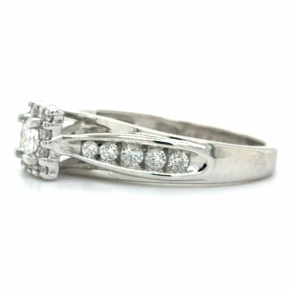 Estate Princess Cut Diamond Engagement Ring