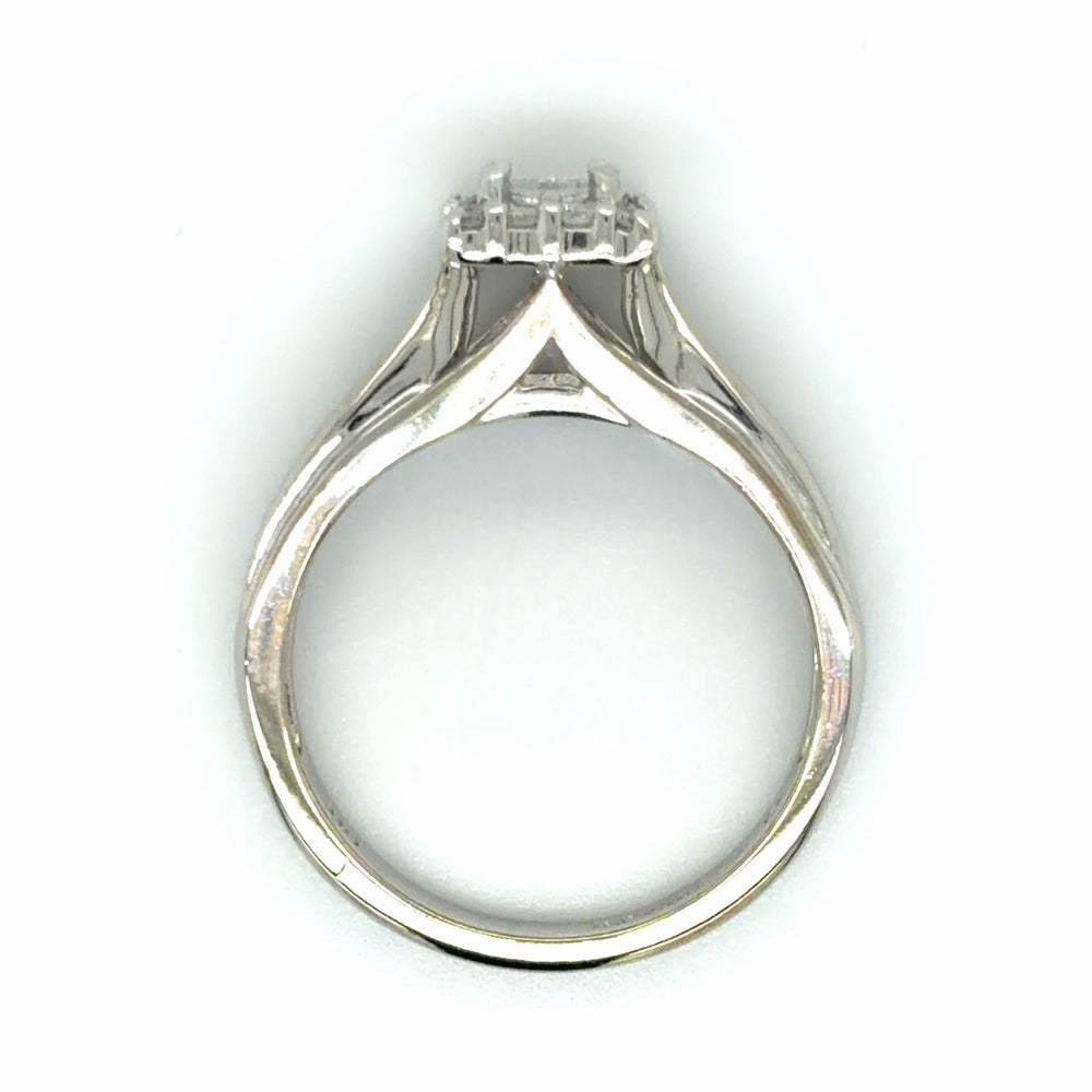 Estate Princess Cut Diamond Engagement Ring