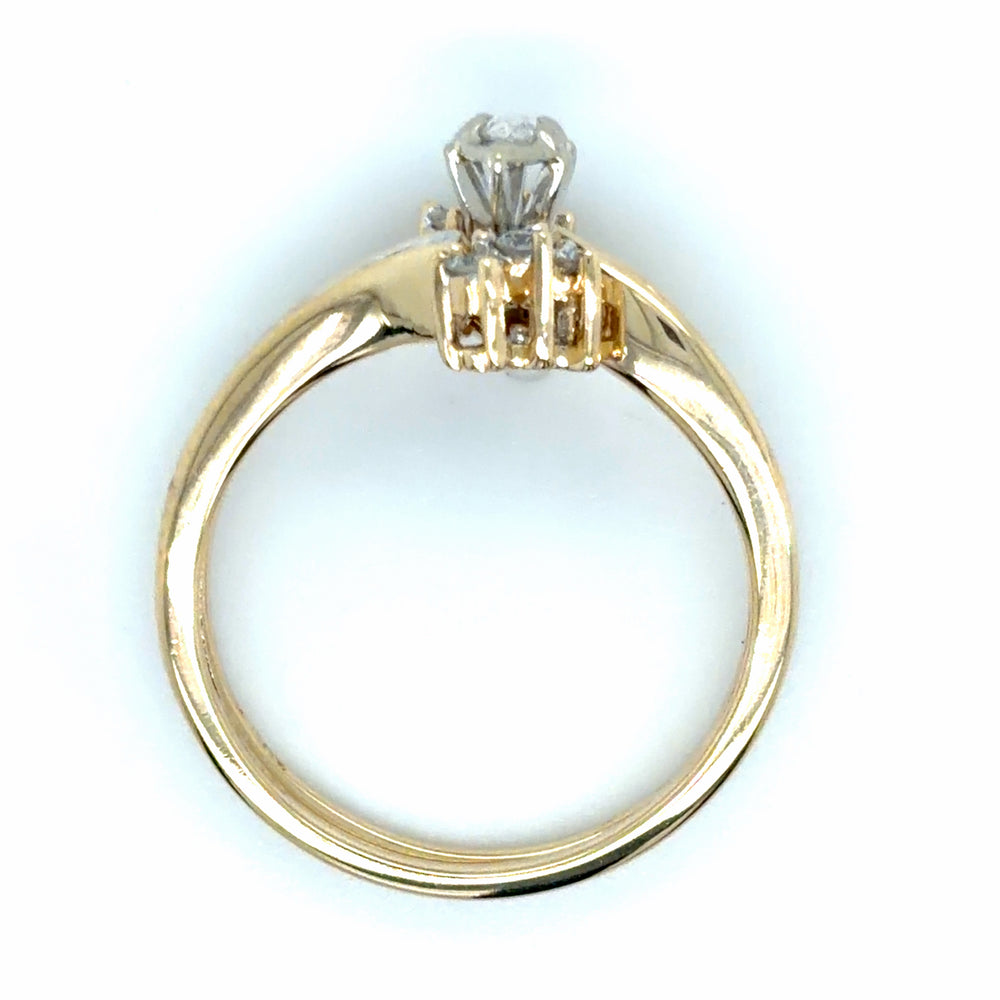 Estate Marquise Diamond Wedding Set