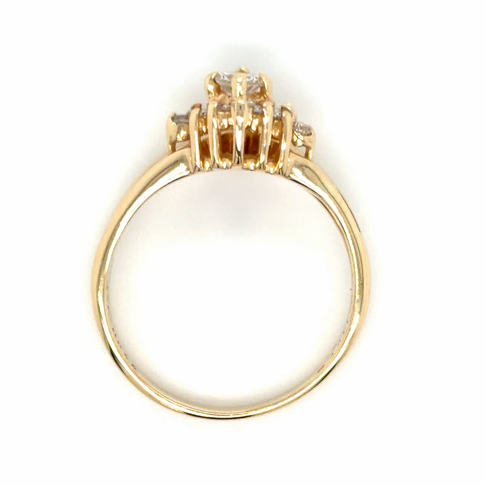 Estate 0.26cttw Diamond Wedding Set