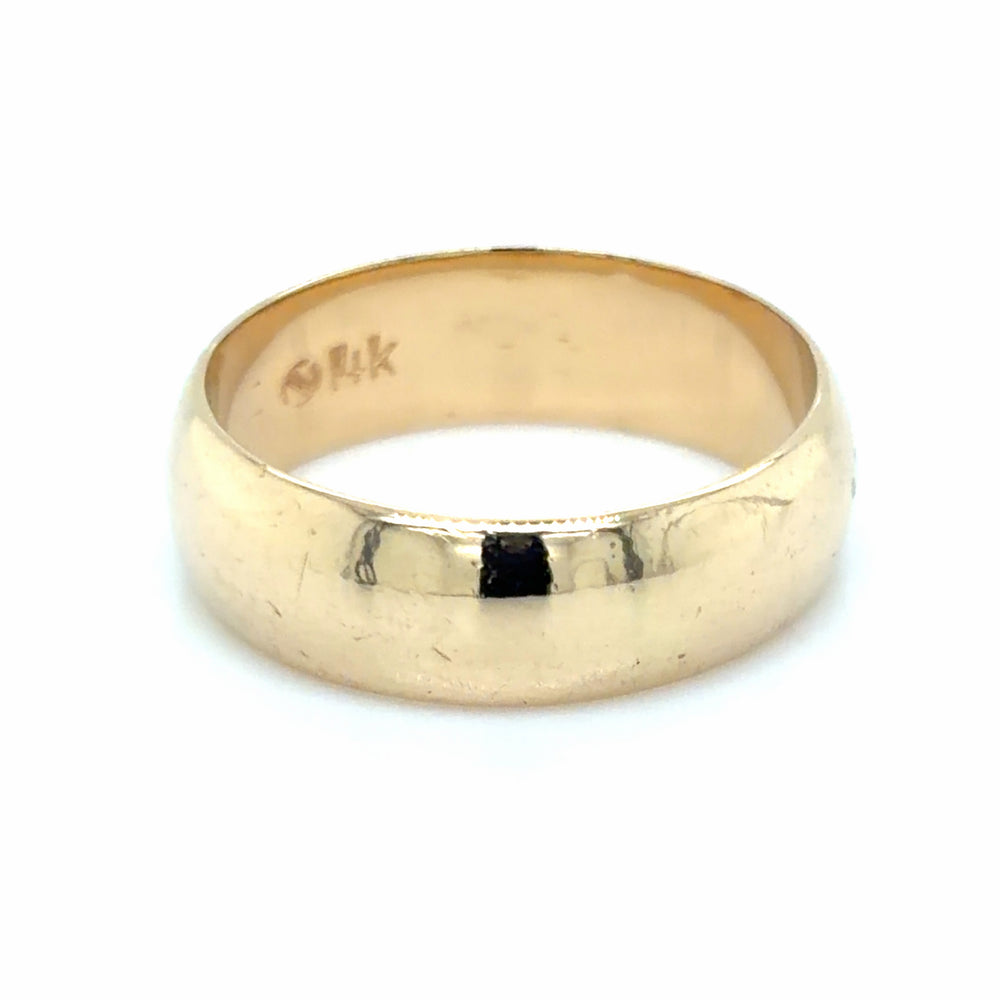Estate size 5.75 Polished Wedding Band