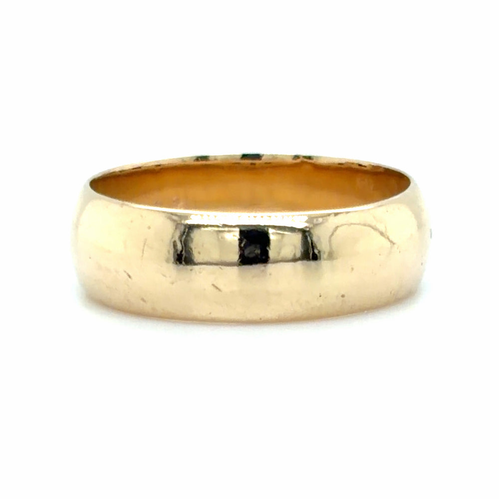 Estate size 5.75 Polished Wedding Band