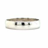 Estate 4mm White Gold Wedding Band