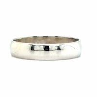 Estate 4mm White Gold Wedding Band