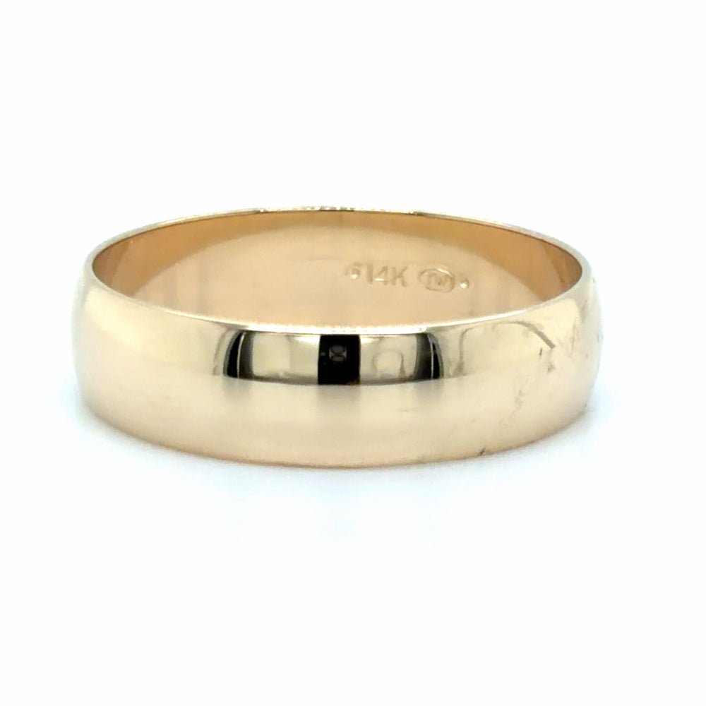 Estate size 12 Polished Wedding Band