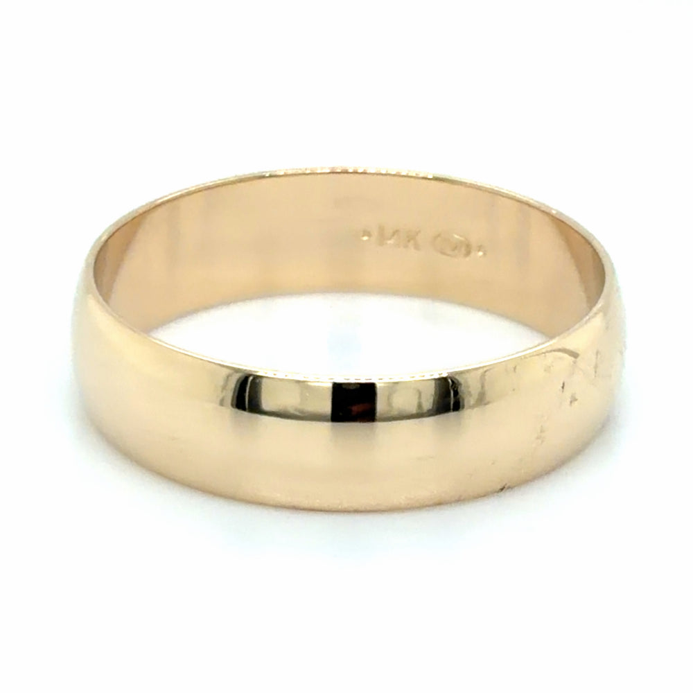 Estate size 12 Polished Wedding Band