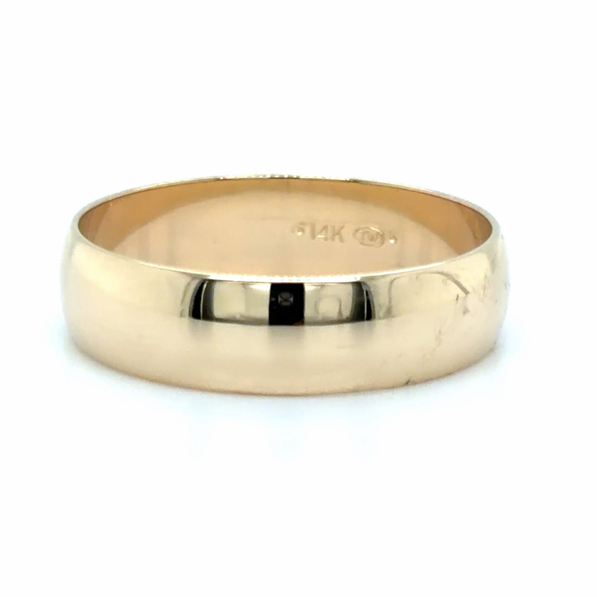 Estate size 12 Polished Wedding Band