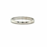Estate 2mm White Gold Band