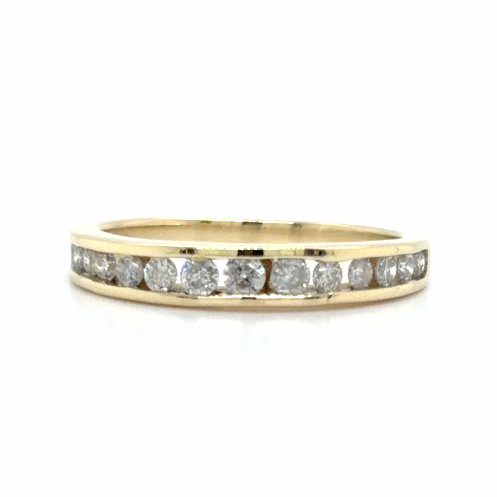 Estate 0.49cttw Channel Set Diamond Band