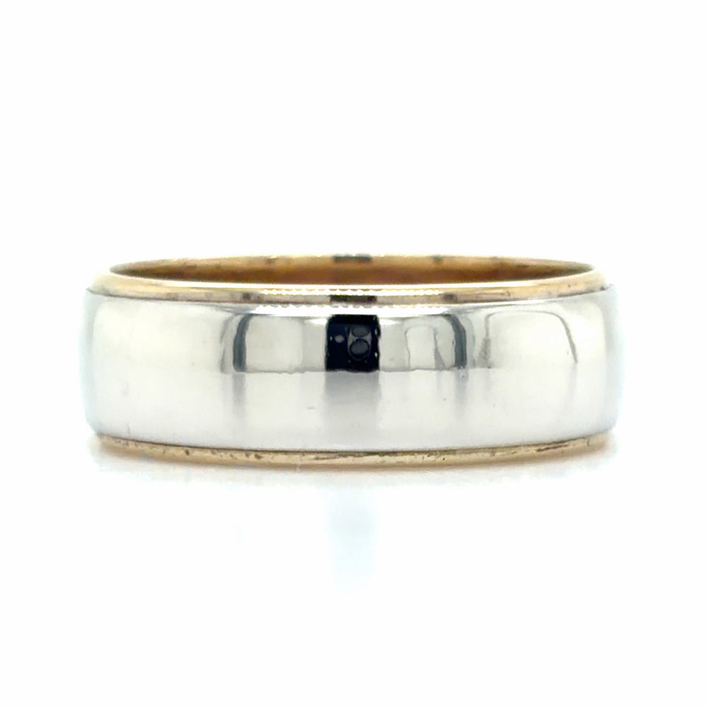 Estate size 6 Two-Tone Wedding Band