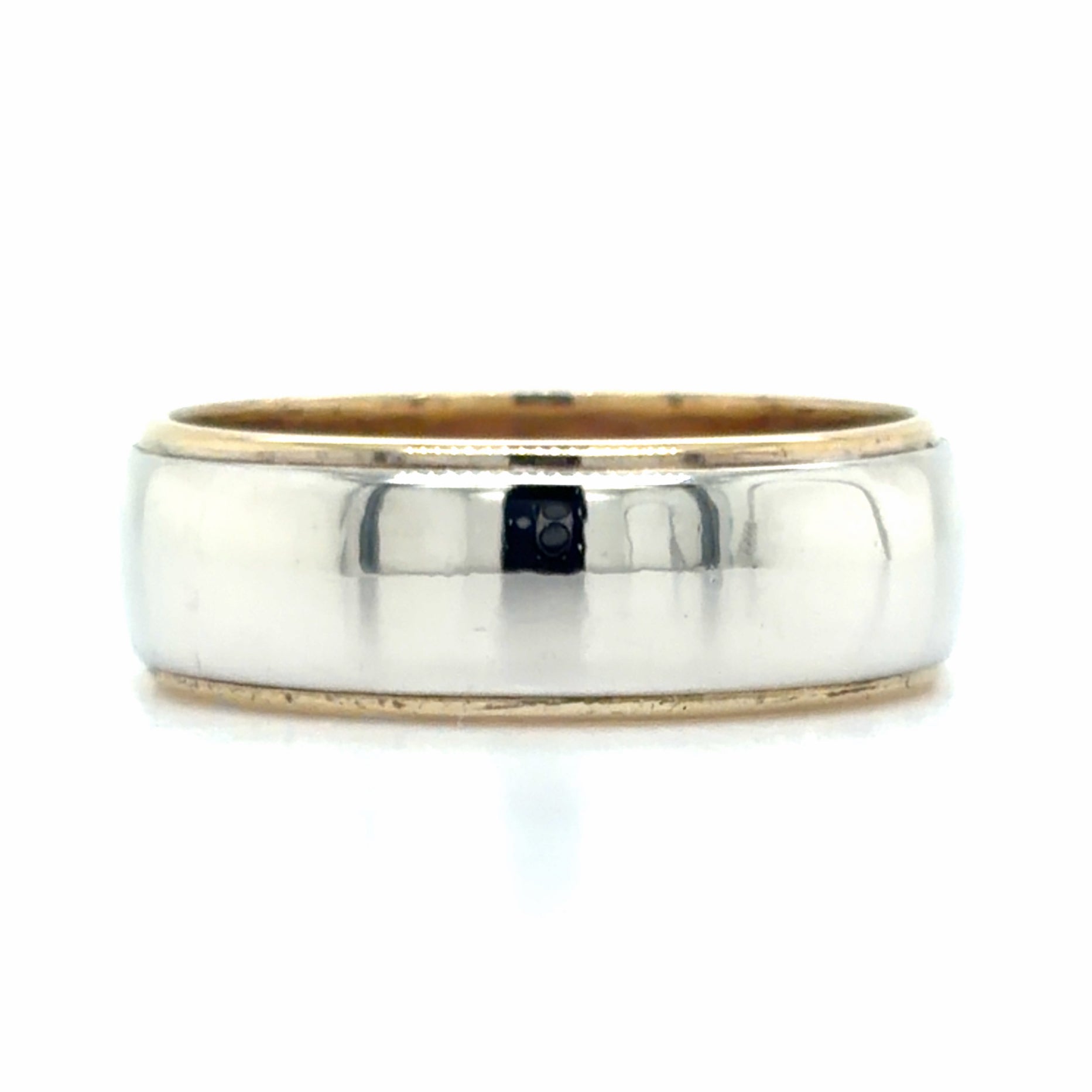 Estate size 6 Two-Tone Wedding Band