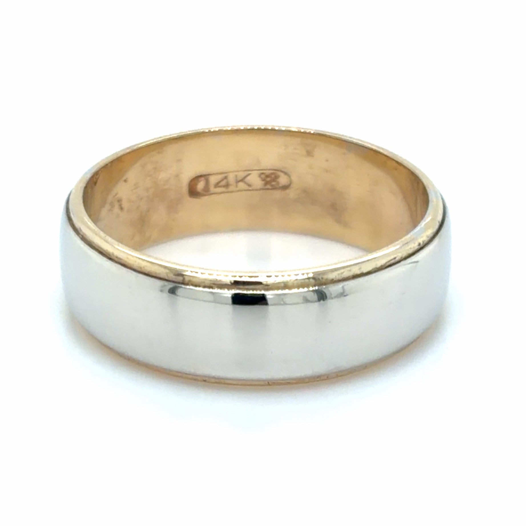 Estate size 6 Two-Tone Wedding Band