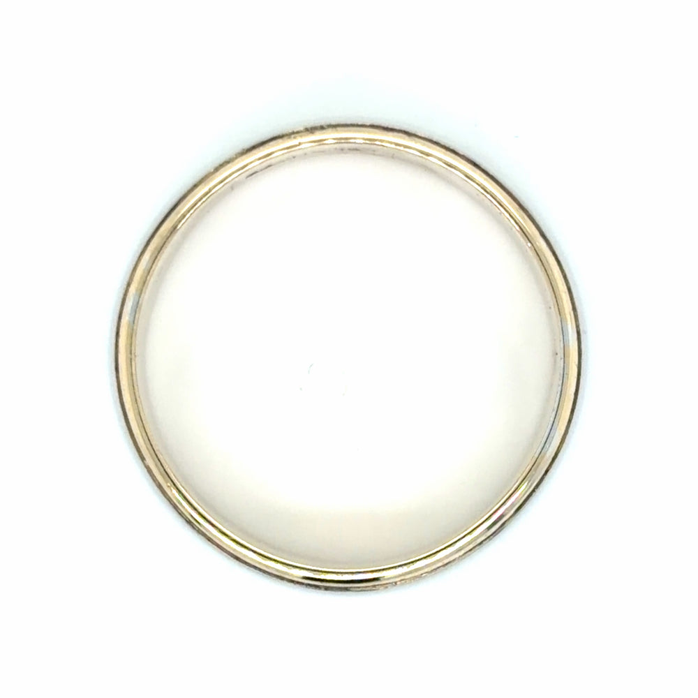 Estate size 6 Two-Tone Wedding Band