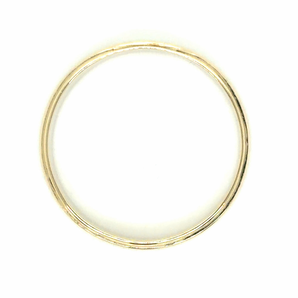 Estate size 9.5 Step Edge Wedding Band