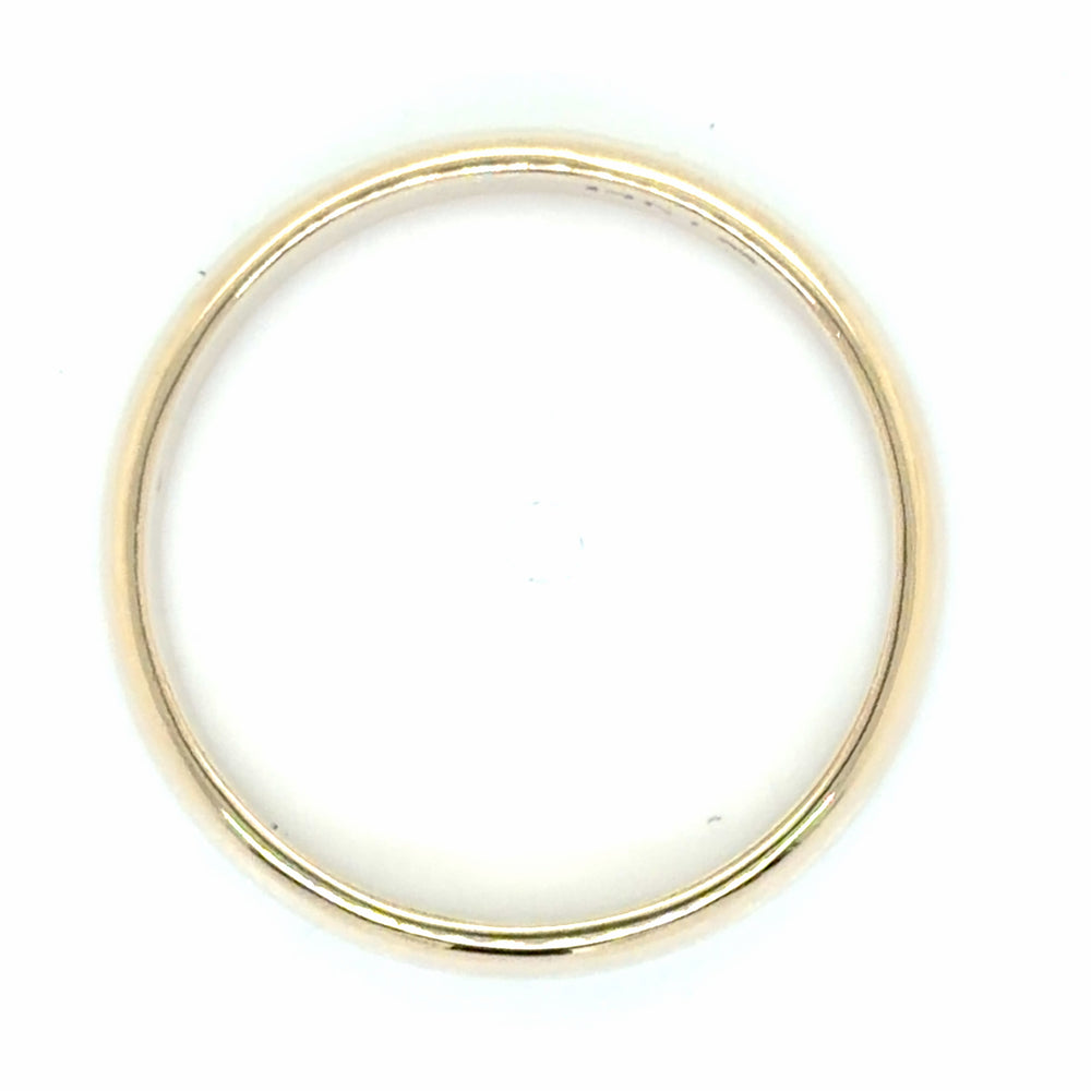 Estate size 6 Domed Wedding Band
