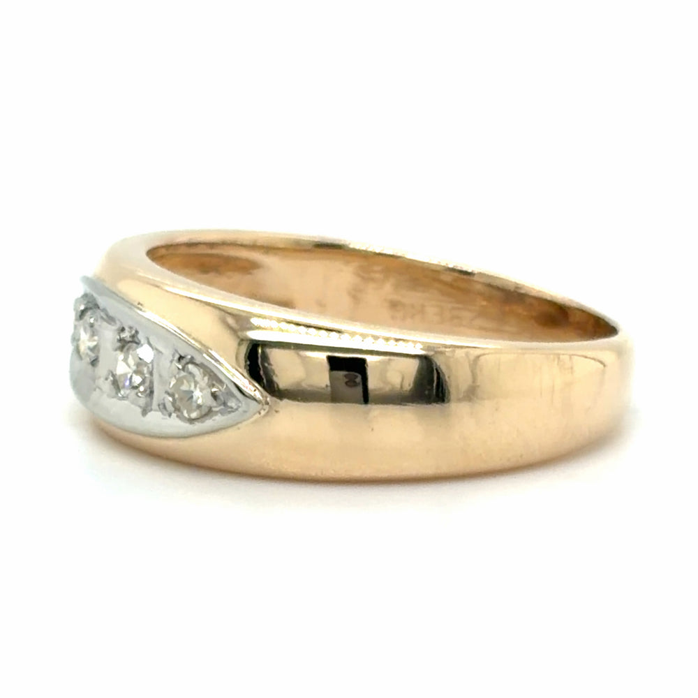 Estate size 6 Single Cut Diamond Band