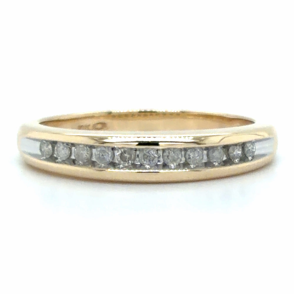 Estate size 7 Channel Set Diamond Band