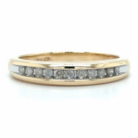 Estate size 7 Channel Set Diamond Band
