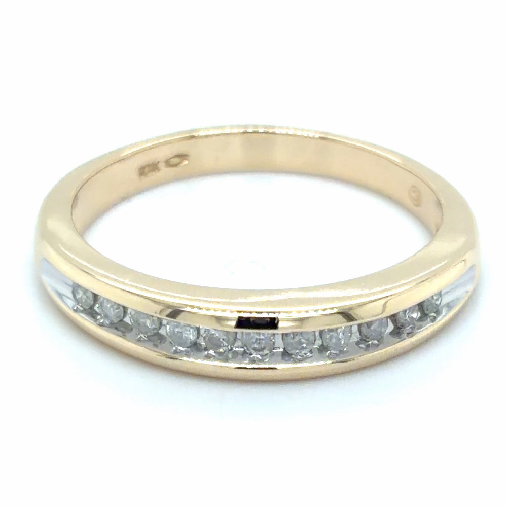 Estate size 7 Channel Set Diamond Band