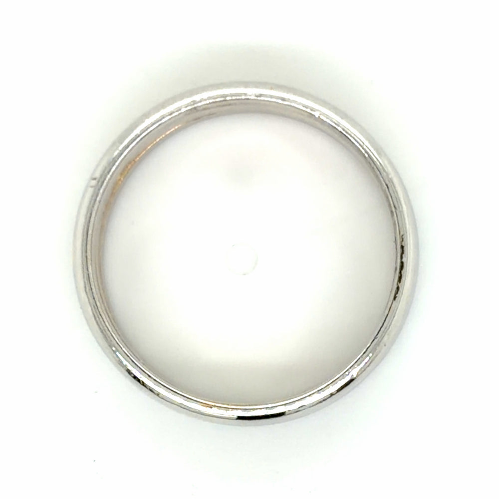 Estate size 7 Two-Tone Band with Milgrain Detail