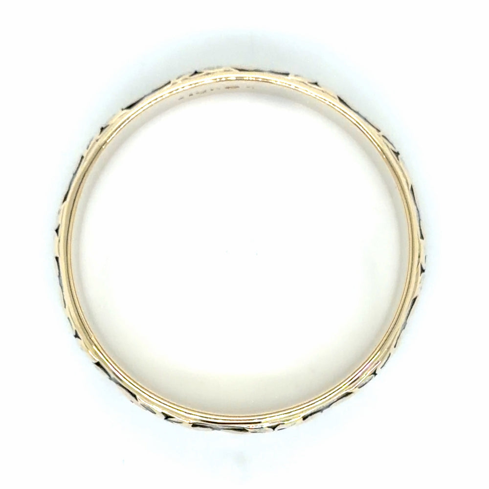 Estate size 10 Forget Me Not Wedding Band
