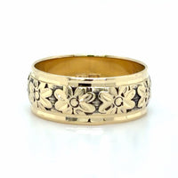 Estate size 6 Forget Me Not Wedding Band