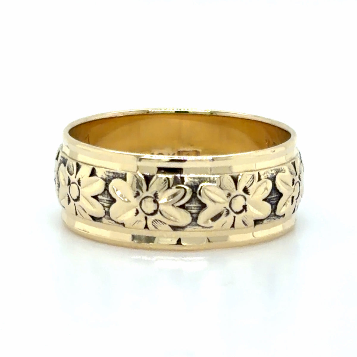 Estate size 6 Forget Me Not Wedding Band