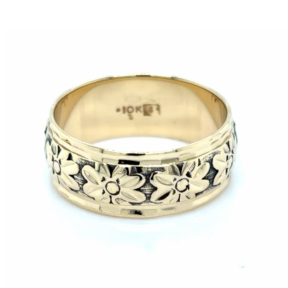 Estate size 6 Forget Me Not Wedding Band
