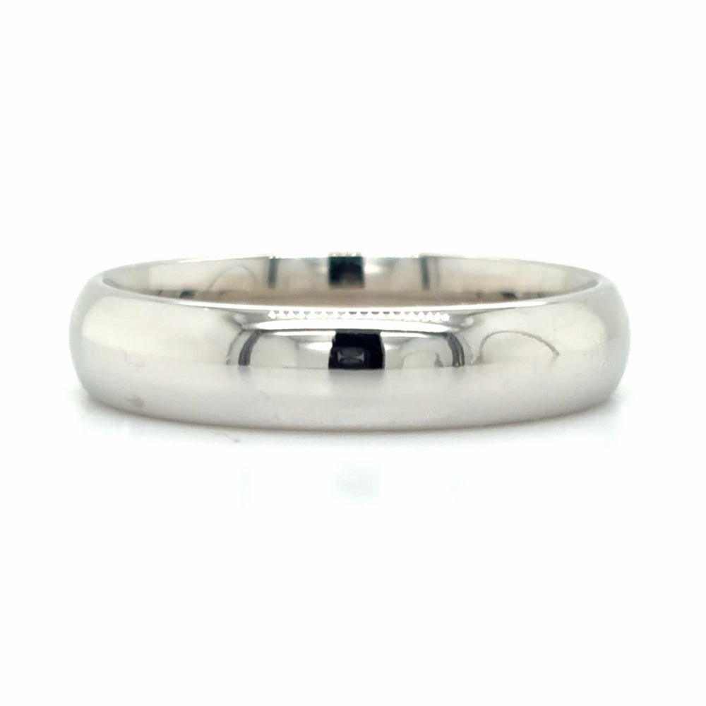 Estate size 11 White Gold Wedding Band