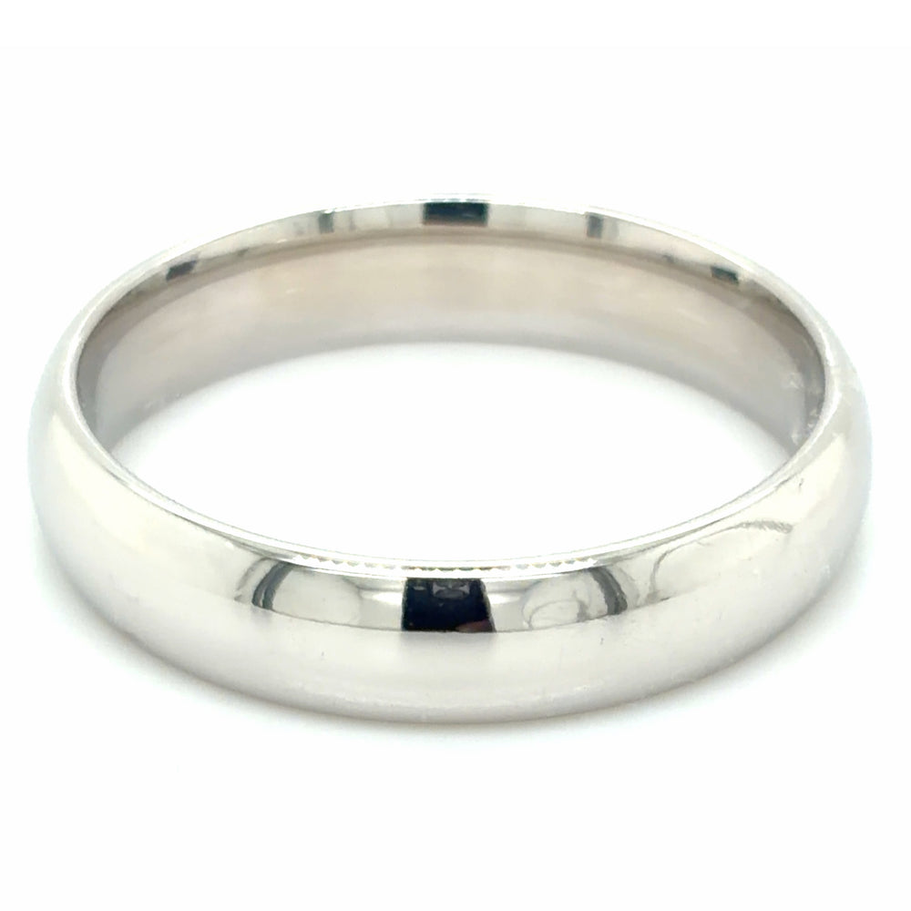Estate size 11 White Gold Wedding Band