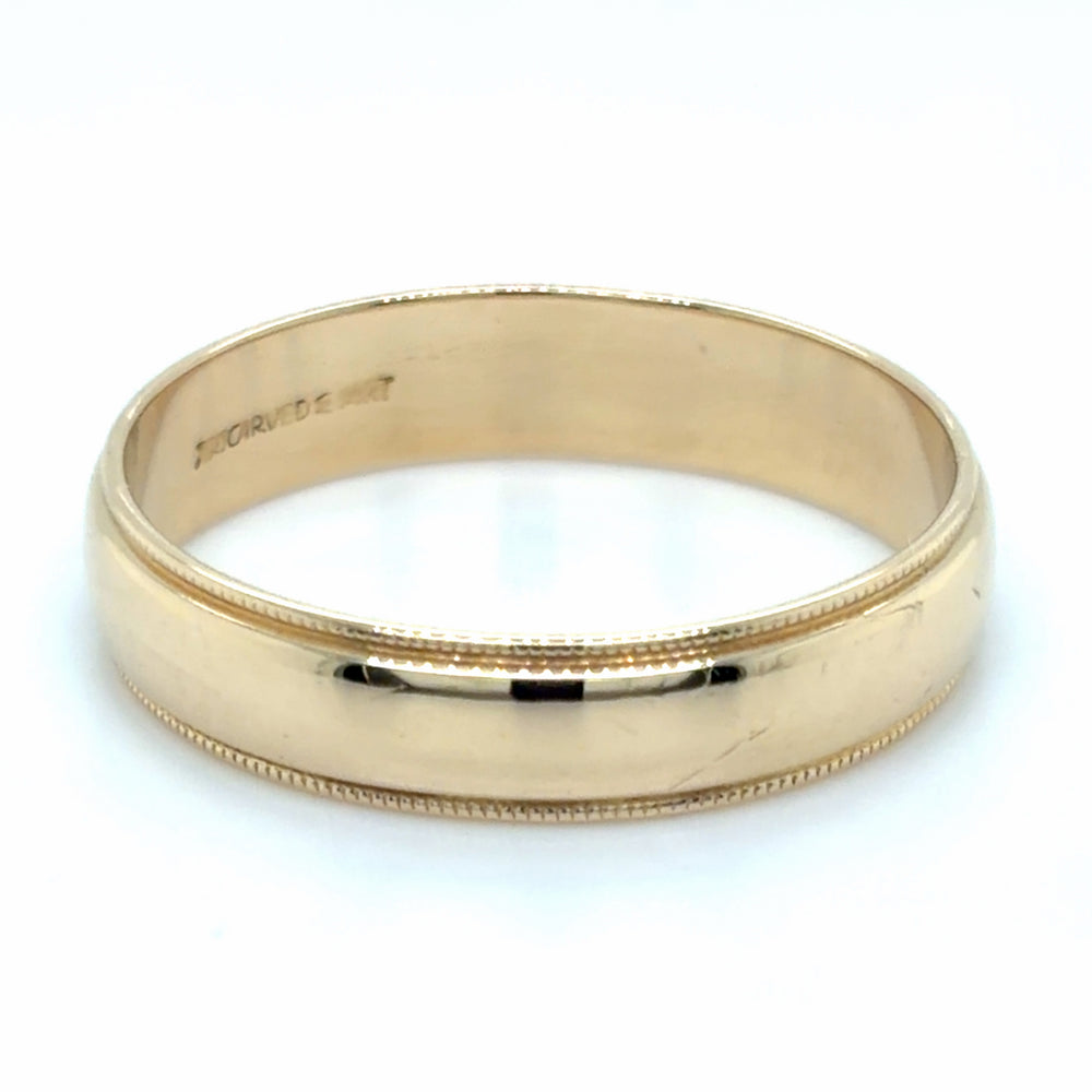Estate size 10 Polished Wedding Band
