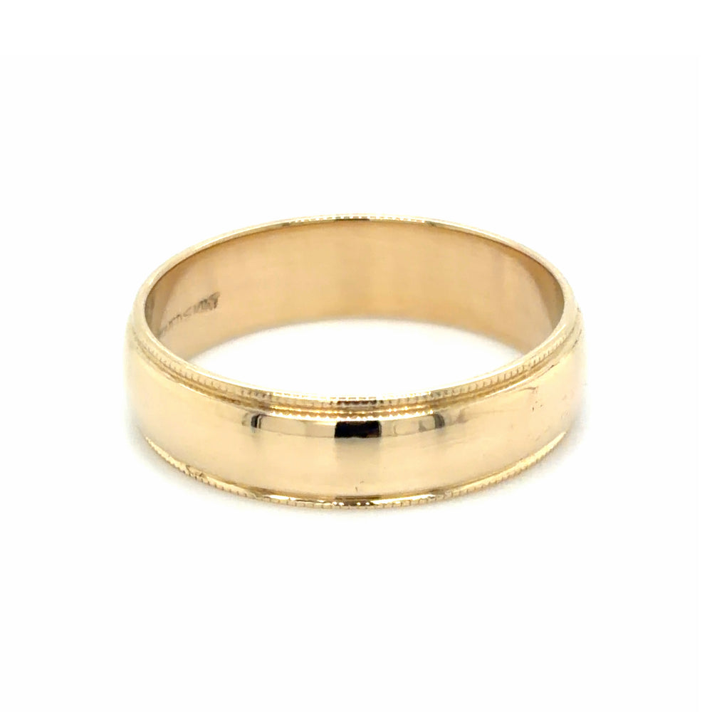 Estate size 6 Polished Wedding Band
