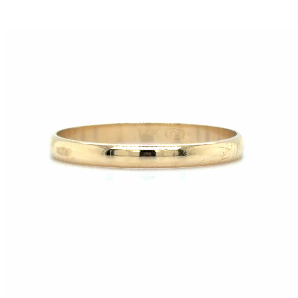 Estate size 4.75 Lightweight Wedding Band