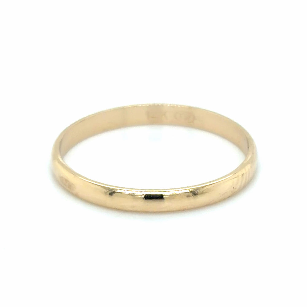 Estate size 4.75 Lightweight Wedding Band