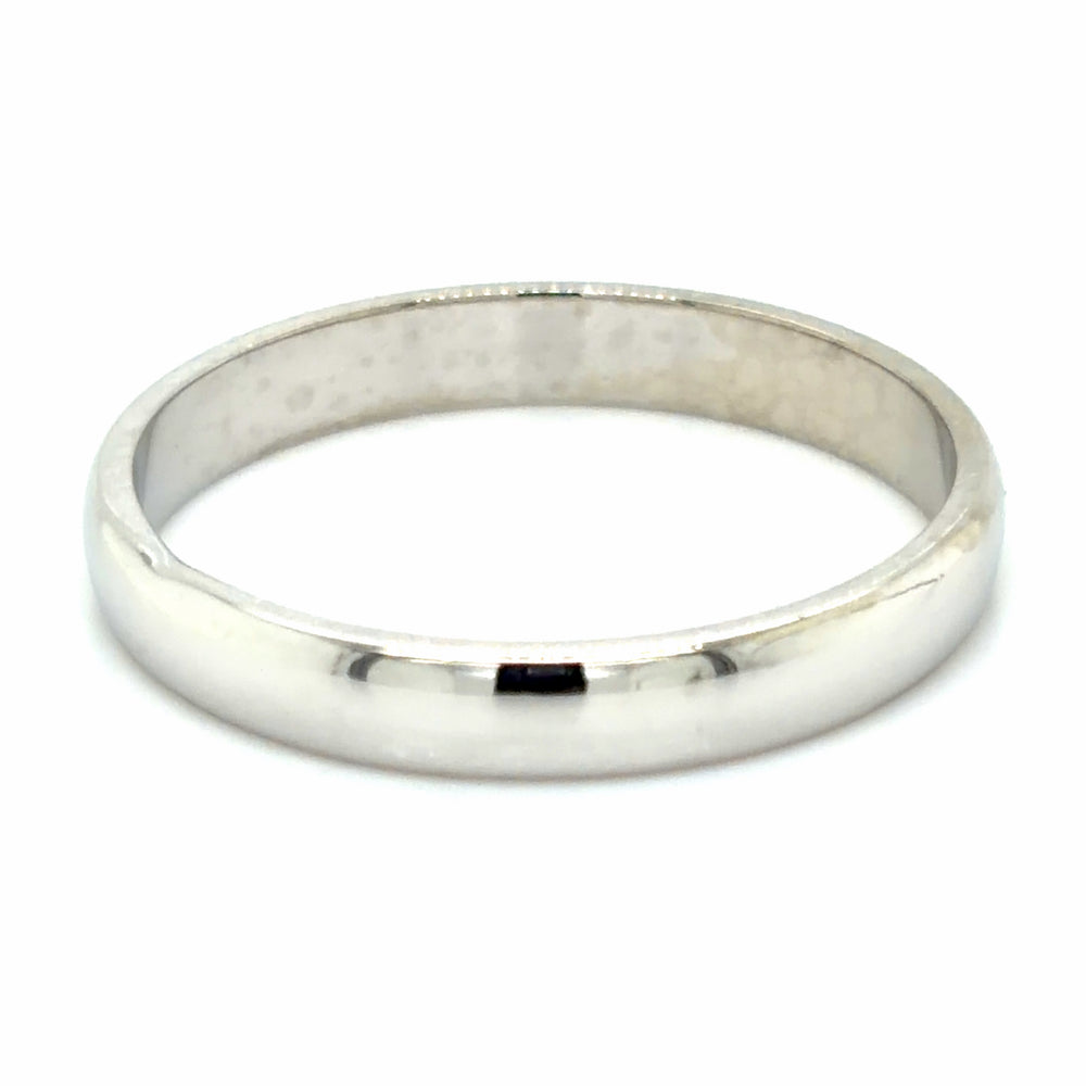 Estate size 10 White Gold Wedding Band