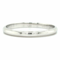 Estate size 8 White Gold Band