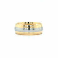 Estate 18K Gold & Platinum Wedding Band