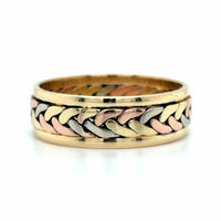 Estate size 9.5 Tri-Color Braided Band