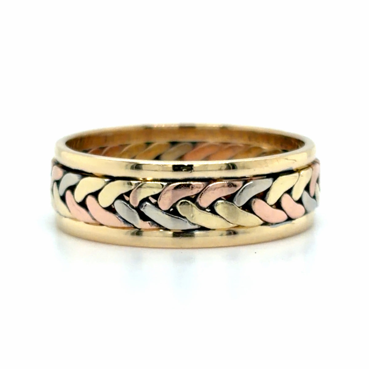 Estate size 9.5 Tri-Color Braided Band
