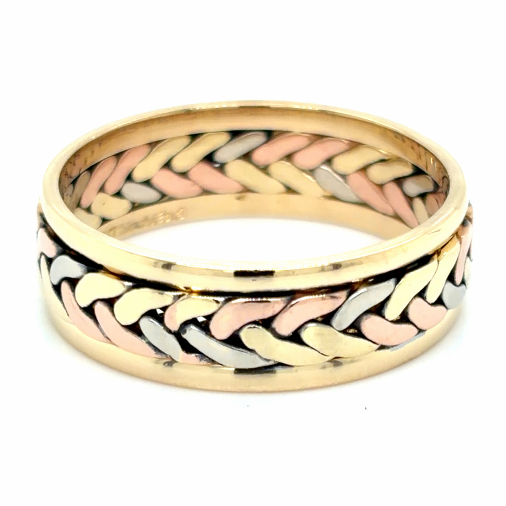 Estate size 9.5 Tri-Color Braided Band