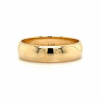 Estate size 5.75 Gold Wedding Band