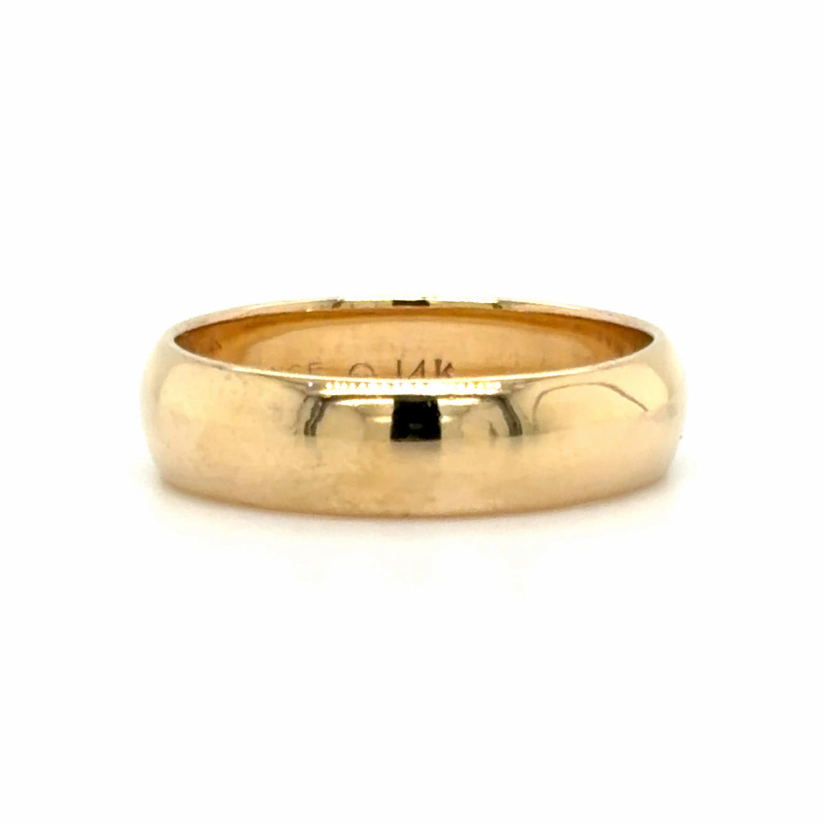 Estate size 5.75 Gold Wedding Band