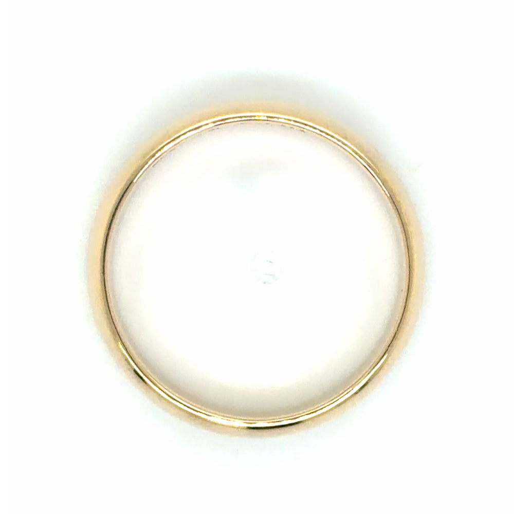 Estate size 5.75 Gold Wedding Band