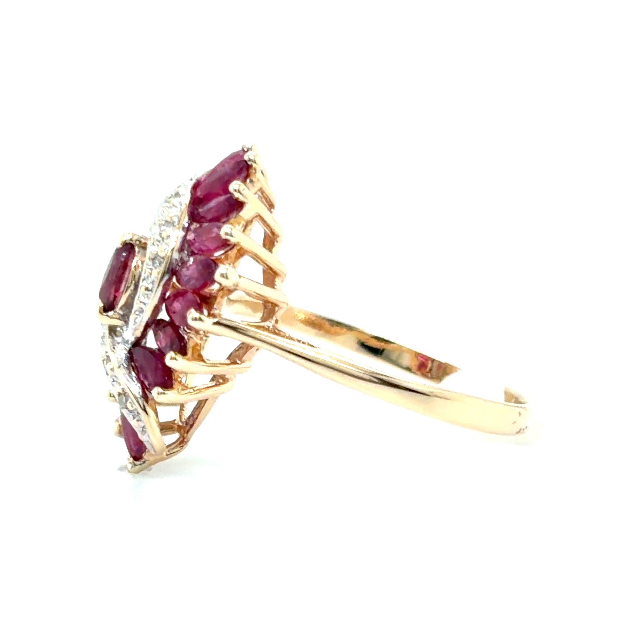 Estate Ruby & Diamond Fashion Ring