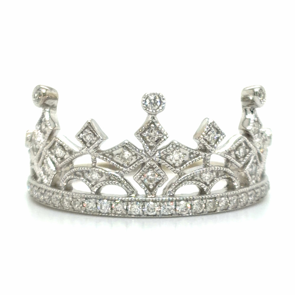 Estate Effy Diamond Tiara Ring