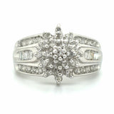 Estate 0.30cttw Diamond Cluster Ring