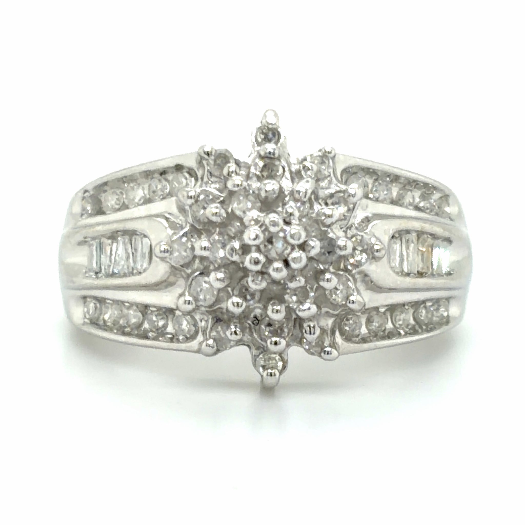 Estate 0.30cttw Diamond Cluster Ring