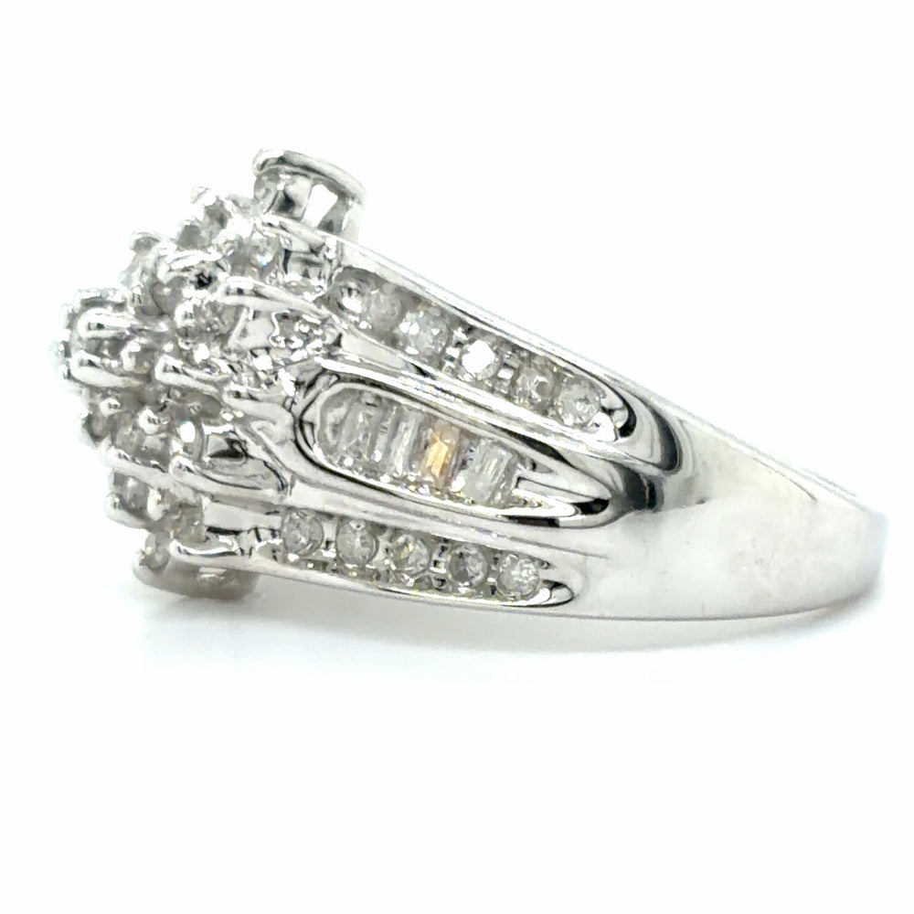 Estate 0.30cttw Diamond Cluster Ring